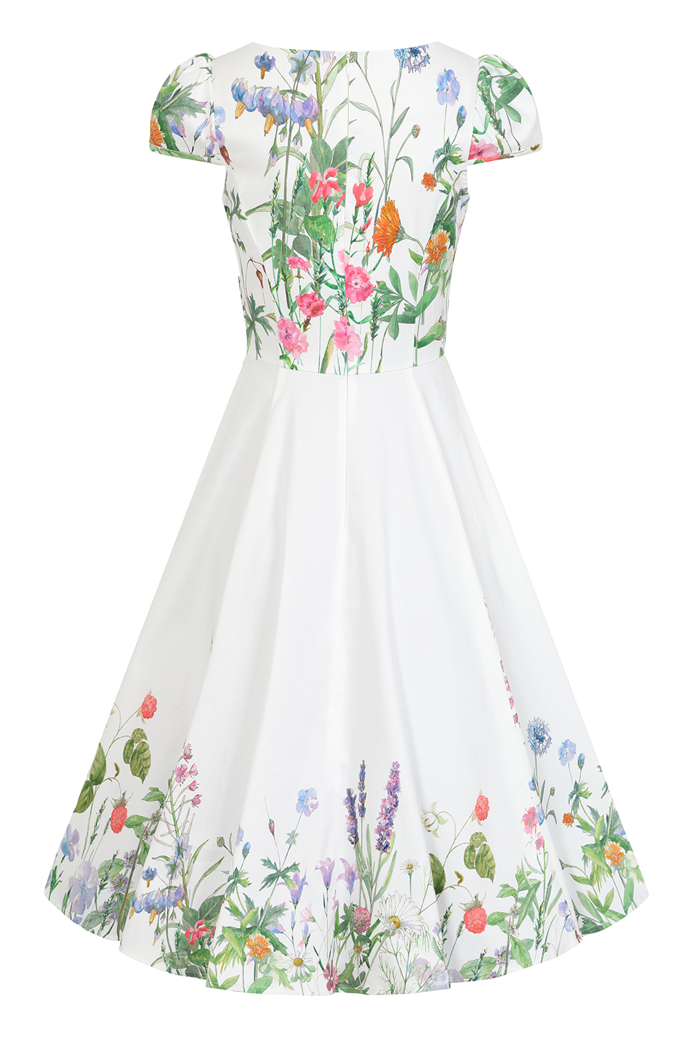 Autumn Floral Swing Dress